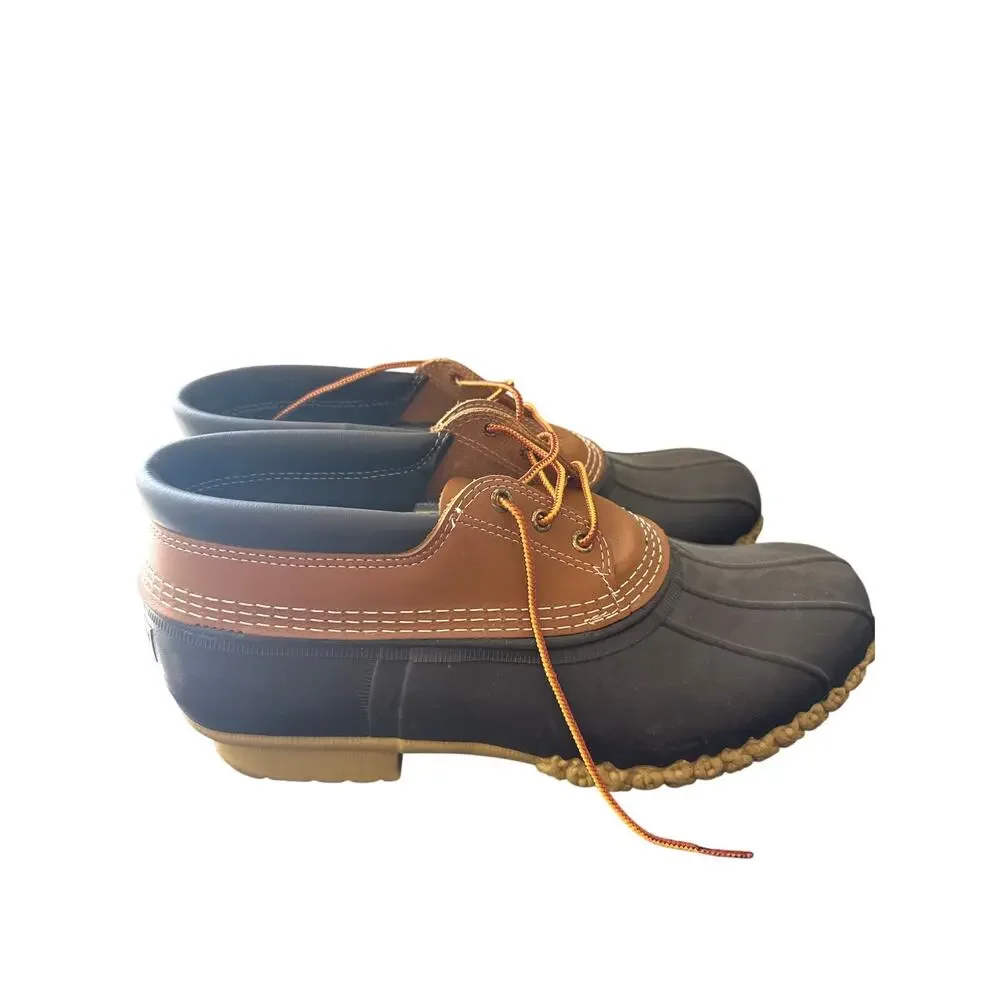 Bean Gumshoes / Short Duck Boots Tan/Brown Leather 13 W